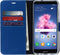 Accezz Hoesje Geschikt voor Huawei P Smart Hoesje Met Pasjeshouder - Accezz Wallet Softcase Bookcase - Donkerblauw
