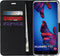 Accezz Hoesje Geschikt voor Huawei P20 Hoesje Met Pasjeshouder - Accezz Wallet Softcase Bookcase - Zwart