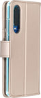 Accezz Hoesje Geschikt voor Huawei P30 Hoesje Met Pasjeshouder - Accezz Wallet Softcase Bookcase - goud