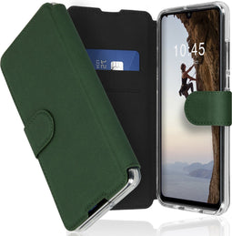 Accezz Hoesje Geschikt voor Huawei P30 Lite Hoesje Met Pasjeshouder - Accezz Xtreme Wallet Bookcase - Donkergroen