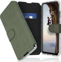 Accezz Hoesje Geschikt voor Huawei P30 Lite Hoesje Met Pasjeshouder - Accezz Xtreme Wallet Bookcase - Lichtgroen