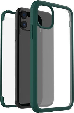 Accezz Hoesje Geschikt voor iPhone 11 Hoesje - Accezz 360° Full Protective Cover - Donkergroen