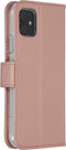 Accezz Hoesje Geschikt voor iPhone 11 Hoesje Met Pasjeshouder - Accezz Wallet Softcase Bookcase - Roze