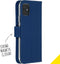 Accezz Hoesje Geschikt voor iPhone 11 Hoesje Met Pasjeshouder - Accezz Wallet Softcase Bookcase - Blauw