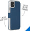 Accezz Hoesje Geschikt voor iPhone 11 Hoesje Met Pasjeshouder - Accezz Xtreme Wallet Bookcase - Blauw