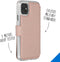 Accezz Hoesje Geschikt voor iPhone 11 Hoesje Met Pasjeshouder - Accezz Xtreme Wallet Bookcase - Roze
