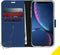 Accezz Hoesje Geschikt voor iPhone 11 Hoesje Met Pasjeshouder - Accezz Wallet Softcase Bookcase - Blauw