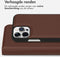 Accezz Hoesje Geschikt voor iPhone 12 Pro / 12 Hoesje Met Pasjeshouder - Accezz Premium Leather 2 in 1 Wallet Bookcase - Bruin