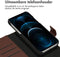 Accezz Hoesje Geschikt voor iPhone 12 Pro / 12 Hoesje Met Pasjeshouder - Accezz Premium Leather 2 in 1 Wallet Bookcase - Bruin