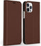 Accezz Hoesje Geschikt voor iPhone 12 Pro / 12 Hoesje Met Pasjeshouder - Accezz Premium Leather Slim Bookcase - Bruin