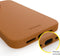 Accezz Hoesje Geschikt voor iPhone 13 Hoesje - Accezz Leather Backcover Geschikt voor MagSafe - Bruin