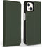 Accezz Hoesje Geschikt voor iPhone 13 Hoesje Met Pasjeshouder - Accezz Premium Leather Slim Bookcase - Groen