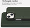 Accezz Hoesje Geschikt voor iPhone 13 Hoesje Met Pasjeshouder - Accezz Premium Leather 2 in 1 Wallet Bookcase - Groen