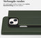 Accezz Hoesje Geschikt voor iPhone 13 Hoesje Met Pasjeshouder - Accezz Premium Leather Slim Bookcase - Groen