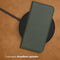 Accezz Hoesje Geschikt voor iPhone 13 Hoesje Met Pasjeshouder - Accezz Premium Leather Slim Bookcase - Groen