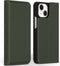 Accezz Hoesje Geschikt voor iPhone 13 Mini Hoesje Met Pasjeshouder - Accezz Premium Leather Slim Bookcase - Groen