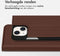 Accezz Hoesje Geschikt voor iPhone 13 Mini Hoesje Met Pasjeshouder - Accezz Premium Leather Slim Bookcase - Bruin