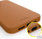 Accezz Hoesje Geschikt voor iPhone 13 Pro Hoesje - Accezz Leather Backcover Geschikt voor MagSafe - Bruin