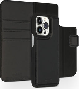 Accezz Hoesje Geschikt voor iPhone 13 Pro Hoesje Met Pasjeshouder - Accezz Premium Leather 2 in 1 Wallet Bookcase - Zwart