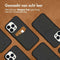 Accezz Hoesje Geschikt voor iPhone 13 Pro Hoesje Met Pasjeshouder - Accezz Premium Leather Card Slot Backcover - Zwart