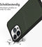 Accezz Hoesje Geschikt voor iPhone 13 Pro Hoesje Met Pasjeshouder - Accezz Premium Leather Card Slot Backcover - Groen
