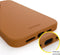 Accezz Hoesje Geschikt voor iPhone 13 Pro Max Hoesje - Accezz Leather Backcover Geschikt voor MagSafe - Bruin