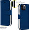 Accezz Hoesje Geschikt voor iPhone 13 Pro Max Hoesje Met Pasjeshouder - Accezz Wallet Softcase Bookcase - Donkerblauw