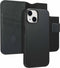 Accezz Hoesje Geschikt voor iPhone 14 Hoesje Met Pasjeshouder - Accezz Leather Bookcase 2-in-1 Geschikt voor MagSafe - zwart