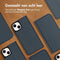 Accezz Hoesje Geschikt voor iPhone 14 Hoesje Met Pasjeshouder - Accezz Premium Leather Slim Bookcase - Donkerblauw