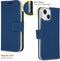 Accezz Hoesje Geschikt voor iPhone 14 Hoesje Met Pasjeshouder - Accezz Wallet Softcase Bookcase - Donkerblauw