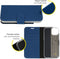 Accezz Hoesje Geschikt voor iPhone 14 Hoesje Met Pasjeshouder - Accezz Wallet Softcase Bookcase - Donkerblauw