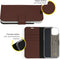 Accezz Hoesje Geschikt voor iPhone 14 Hoesje Met Pasjeshouder - Accezz Wallet Softcase Bookcase - Bruin