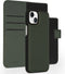 Accezz Hoesje Geschikt voor iPhone 14 Plus Hoesje Met Pasjeshouder - Accezz Premium Leather 2 in 1 Wallet Bookcase - Groen