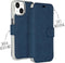 Accezz Hoesje Geschikt voor iPhone 14 Plus Hoesje Met Pasjeshouder - Accezz Xtreme Wallet Bookcase - Donkerblauw