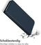 Accezz Hoesje Geschikt voor iPhone 14 Plus Hoesje Met Pasjeshouder - Accezz Premium Leather Slim Bookcase - Donkerblauw