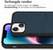 Accezz Hoesje Geschikt voor iPhone 14 Plus Hoesje Met Pasjeshouder - Accezz Premium Leather Card Slot Backcover - Donkerblauw