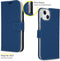 Accezz Hoesje Geschikt voor iPhone 14 Plus Hoesje Met Pasjeshouder - Accezz Wallet Softcase Bookcase - Donkerblauw