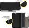 Accezz Hoesje Geschikt voor iPhone 14 Plus Hoesje Met Pasjeshouder - Accezz Wallet Softcase Bookcase - Zwart