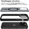 Accezz Hoesje Geschikt voor iPhone 14 Pro Hoesje - Accezz Rugged Frosted Backcover Geschikt voor MagSafe - Zwart