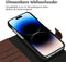 Accezz Hoesje Geschikt voor iPhone 14 Pro Hoesje Met Pasjeshouder - Accezz Premium Leather 2 in 1 Wallet Bookcase - Bruin