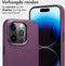 Accezz Hoesje Geschikt voor iPhone 14 Pro Hoesje Met Pasjeshouder - Accezz Leather Bookcase 2-in-1 Geschikt voor MagSafe - paars