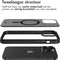 Accezz Hoesje Geschikt voor iPhone 14 Pro Max Hoesje - Accezz Rugged Frosted Backcover Geschikt voor MagSafe - Zwart