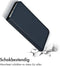Accezz Hoesje Geschikt voor iPhone 14 Pro Max Hoesje Met Pasjeshouder - Accezz Premium Leather Slim Bookcase - Donkerblauw