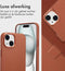 Accezz Hoesje Geschikt voor iPhone 15 Hoesje Met Pasjeshouder - Accezz Leather Bookcase 2-in-1 Geschikt voor MagSafe - bruin