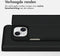 Accezz Hoesje Geschikt voor iPhone 15 Hoesje Met Pasjeshouder - Accezz Premium Leather Slim Bookcase - Zwart