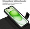 Accezz Hoesje Geschikt voor iPhone 15 Plus Hoesje Met Pasjeshouder - Accezz Premium Leather 2 in 1 Wallet Bookcase - Zwart