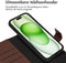 Accezz Hoesje Geschikt voor iPhone 15 Plus Hoesje Met Pasjeshouder - Accezz Premium Leather 2 in 1 Wallet Bookcase - Bruin