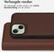Accezz Hoesje Geschikt voor iPhone 15 Plus Hoesje Met Pasjeshouder - Accezz Premium Leather 2 in 1 Wallet Bookcase - Bruin