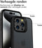 Accezz Hoesje Geschikt voor iPhone 15 Pro Hoesje - Accezz Rugged Frosted Backcover - Zwart