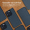 Accezz Hoesje Geschikt voor iPhone 15 Pro Hoesje Met Pasjeshouder - Accezz Premium Leather Slim Bookcase - Blauw